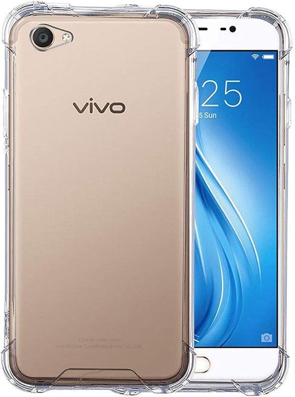 CONNECTPOINT Bumper Case for VIVO Y55s  (Transparent, Shock Proof, Silicon, Pack of: 1)