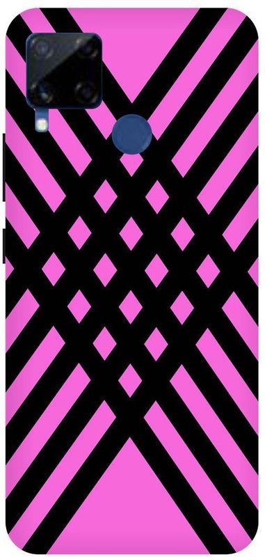Vaultcase Back Cover for Realme C15  (Pink, Dual Protection, Silicon, Pack of: 1)