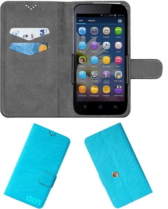 ACM Flip Cover for Karbonn Titanium S5i  (Blue, Cases with Holder, Pack of: 1)