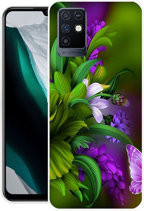 FITESTAR Back Cover for Infinix Note 10  (Multicolor, Grip Case, Silicon, Pack of: 1)