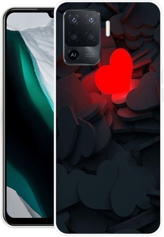 Krtagy Back Cover for Oppo F19 Pro  (Black, Dual Protection, Silicon, Pack of: 1)