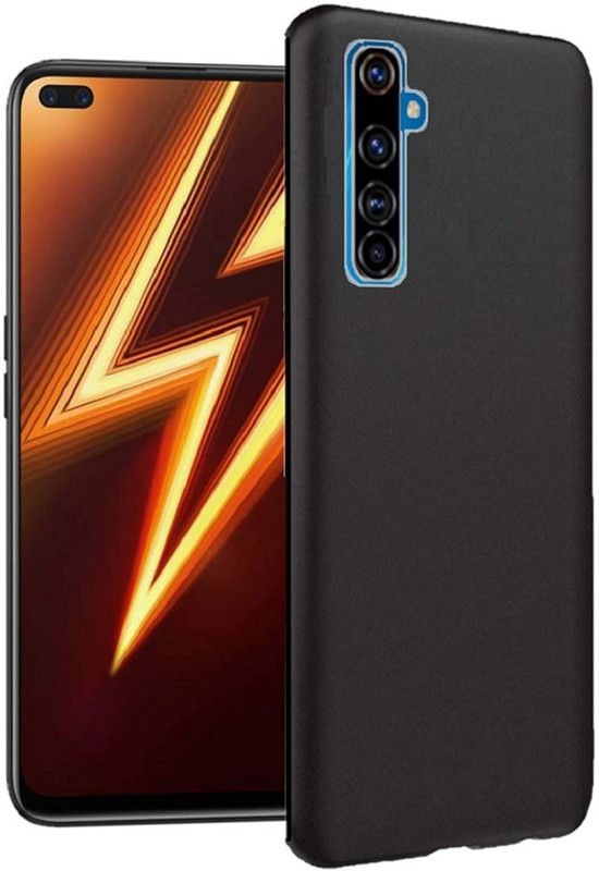 SMARTCASE Back Cover for REALME 6 PRO  (Black, Grip Case, Silicon, Pack of: 1)