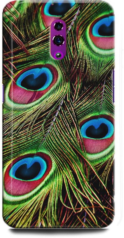 INTELLIZE Back Cover for Oppo Reno/CPH1919 peacock,Printed  (Multicolor, Shock Proof, Pack of: 1)