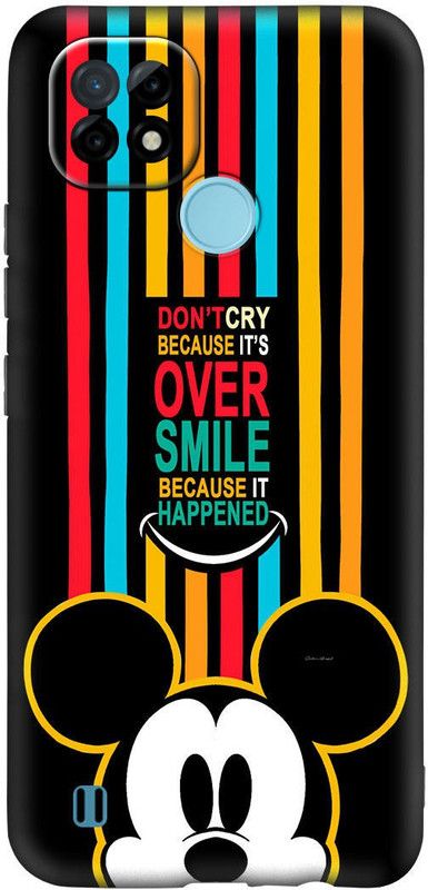 PrintWoodies Back Cover for REALME C21  (Multicolor)