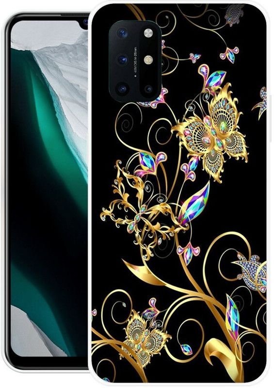 INDIALAND Back Cover for OnePlus 8T  (Multicolor, Grip Case, Silicon)