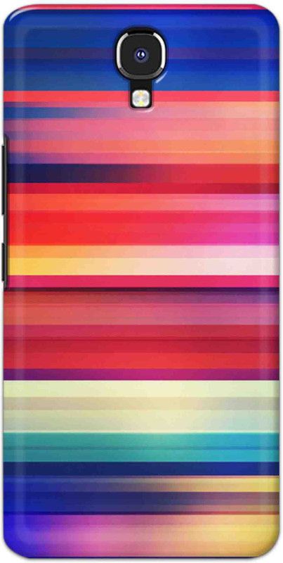 NDCOM Back Cover for Infinix Note 4 Colorful Stripes Printed  (Multicolor, Hard Case, Pack of: 1)
