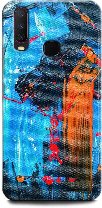 INDICRAFT Back Cover for Vivo Y15, Vivo 1901, Colorful painting, Printed  (Multicolor, Shock Proof)