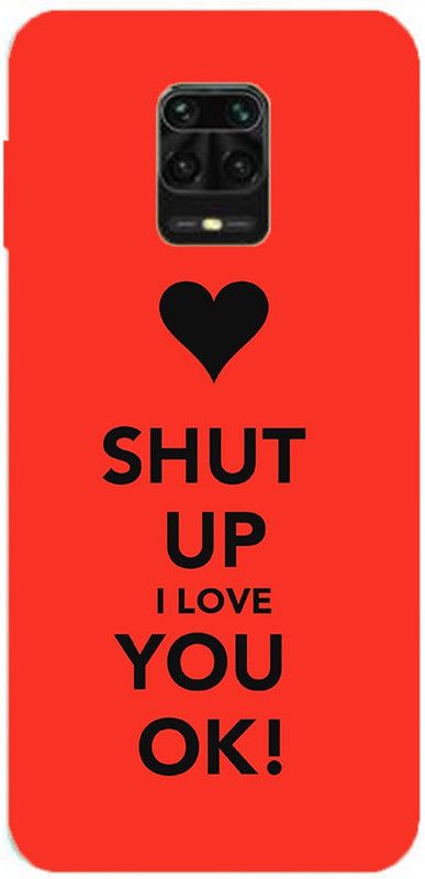 METOO Back Cover for Redmi B07HGBMHTR / Redmi M2003J6A1I, Text ,Love ,Sad, Print : 122  (Multicolor, Dual Protection, Silicon, Pack of: 1)