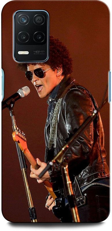 ORBIQE Back Cover for Realme 8 5G BRUNO MARS, SINGER, DANCER, ACTOR, POP MUSIC  (Multicolor, Hard Case, Pack of: 1)
