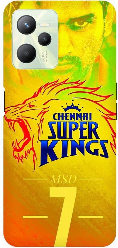 THE NARAYANA COLLECTIONS Back Cover for REALME C35-RMX3511-DHONI,JERRSY,7,INDIAN,MSD,IPL  (Multicolor, Hard Case, Pack of: 1)