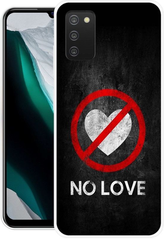 DESILOVE Back Cover for Samsung Galaxy A03s  (Black, Grip Case, Silicon, Pack of: 1)