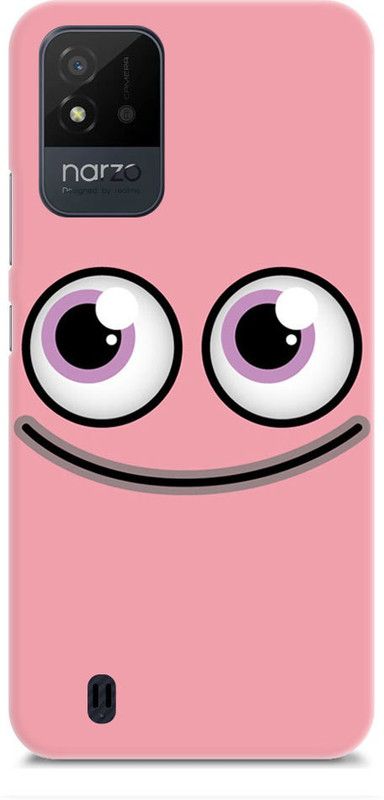 Chiraiyaa Back Cover for Realme Narzo 50i  (Pink, Hard Case, Pack of: 1)