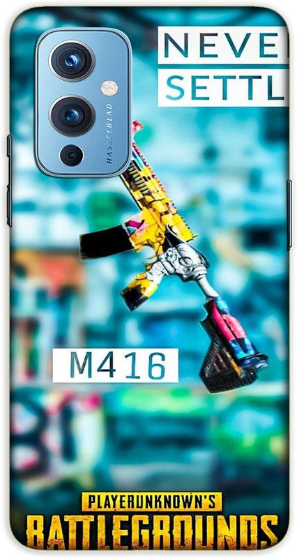 iprinto Back Cover for OnePlus 9 Pubg Mobile Back Cover  (Blue, Hard Case, Pack of: 1)