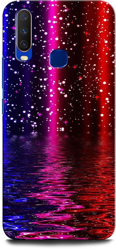GRAFIQE Back Cover for Vivo Y15 1901 RAINBOW, ABSTRACT, COLORFULL, PAINTING, STRIPES  (Multicolor, Shock Proof, Pack of: 1)