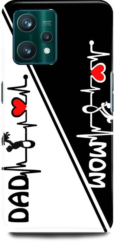 play fast Back Cover for Realme 9 Pro 5G, RMX3471 MOM, DAD, MOTHER, FATHER, LOVE  (Black, Hard Case, Pack of: 1)