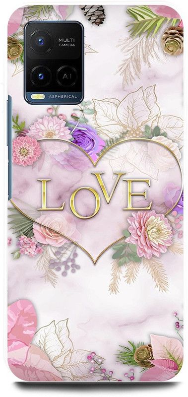 play fast Back Cover for Vivo Y33s, V2109 LOVE, COUPLE, DESIGN, ART, BOY, GIRL  (White, Hard Case, Pack of: 1)