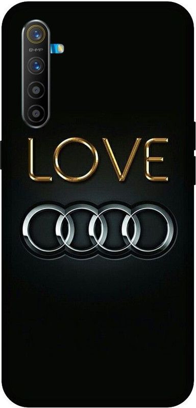 SSMORYA Back Cover for Realme X2 Black Audi Printed Back Cover  (Multicolor, Waterproof, Pack of: 1)