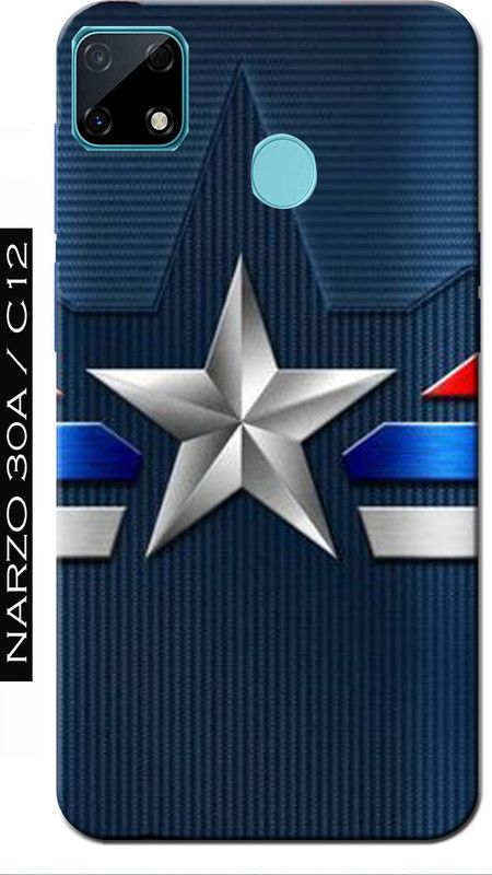 BIVAX Back Cover for REALME NAZRO 30A / REALME C12  (Multicolor, Grip Case, Silicon, Pack of: 455)