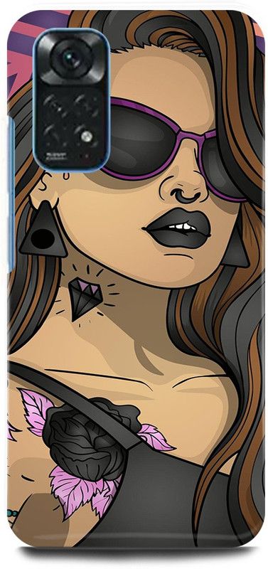 play fast Back Cover for Redmi Note 11 GIRL, CUTE, GIRL, LOVELY, GIRL, ANIME, LOVE  (Multicolor, Hard Case)