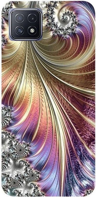 Golden Mask Back Cover for Sky Hawk Back Cover For Oppo A73 (5G) Multicolor Design Image  (Multicolor, Waterproof, Silicon, Pack of: 1)