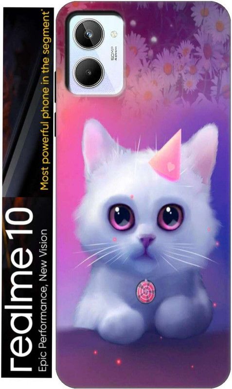 RDcon Back Cover for Realme 10 2851  (Pink, Flexible, Silicon, Pack of: 1)