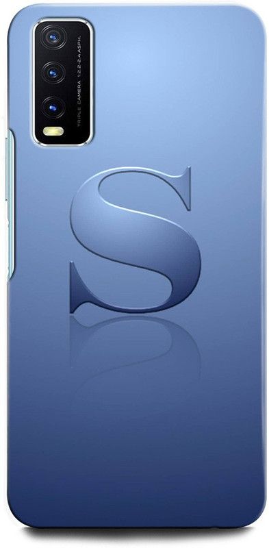 GRAFIQE Back Cover for Vivo Y20A V2101 S, S LETTER, S ALPHABET, S DESIGN  (Multicolor, Shock Proof, Pack of: 1)