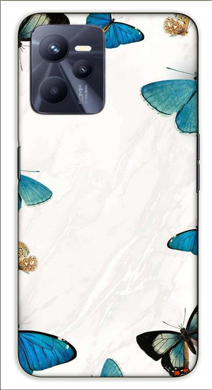 iprinto Back Cover for Realme C35  (White, Pack of: 1)