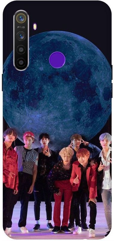 Voleano Back Cover for Realme 5,Narzo 10 (BTS team,corean bend,cases cover  (Multicolor, Waterproof)