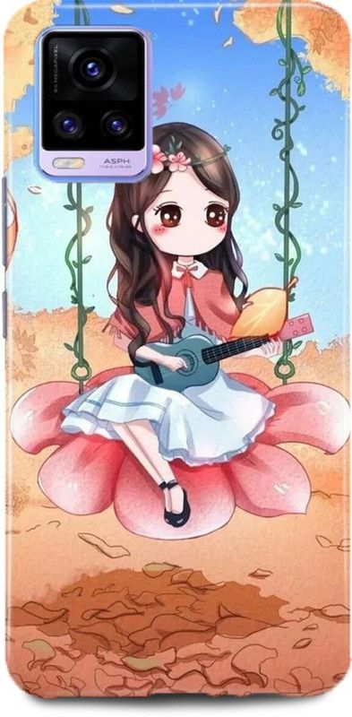 MP ARIES MOBILE COVER Back Cover for ViVO V21, V2050,GIRL, ANIME, BTS, LOVELY GIRL, CARTOON, CUTE GIRL, DOLL  (Multicolor, Hard Case, Pack of: 1)