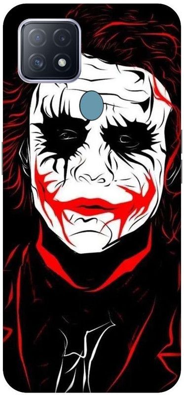 VS PRINT LINK Back Cover for OPPO A15 , CPH2185 ,The Joker,Batman ,Printed back cover  (Black, Hard Case, Pack of: 1)