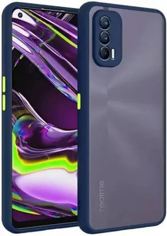 SRAVZ CASE Back Cover for Realme X7 Max 5G, Realme GT 5G  (Blue, Camera Bump Protector, Pack of: 1)