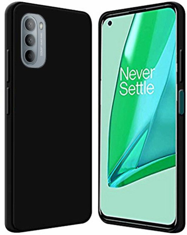 Realgo Back Cover for Motorola Moto G51 5G  (Black, Pack of: 1)