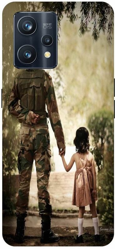 COVERJET Back Cover for REALME 9 PRO PLUS-INDIAN- ARMY- BABY- SOLDIER- LOVE  (Multicolor, Hard Case, Pack of: 1)