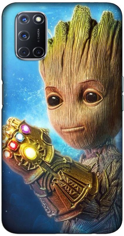 CROKIAN Back Cover for OPPO A52 Groot Back Cover  (Multicolor, Hard Case, Pack of: 1)