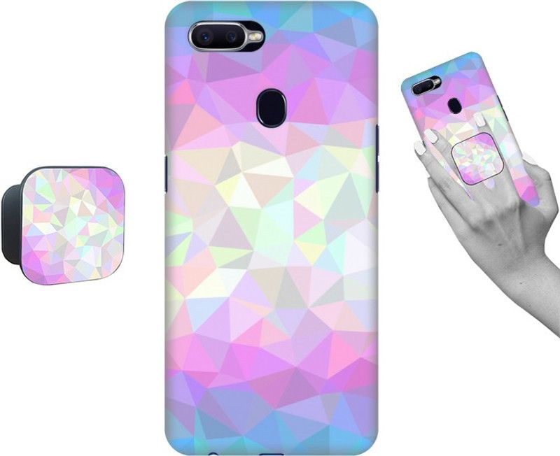 COBIERTAS Back Cover for Oppo F9  (Multicolor, Cases with Holder, Pack of: 1)