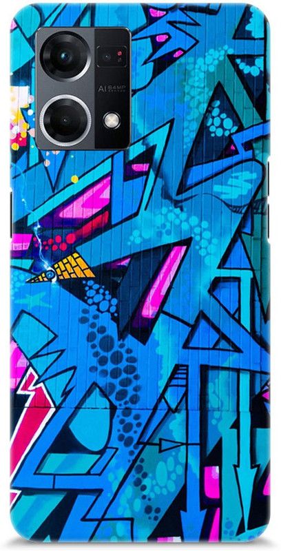 Mast Kalandar Back Cover for OPPO F21 Pro  (Blue, Hard Case)