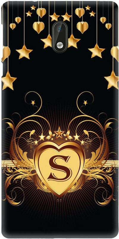 Crafto Rama Back Cover for Nokia 3.1 (TA-1049,1057,1063,1070,1074), S, S Letter, S Alphabet, S Word, PRINTED, BACK COVER  (Multicolor, Hard Case, Pack of: 1)