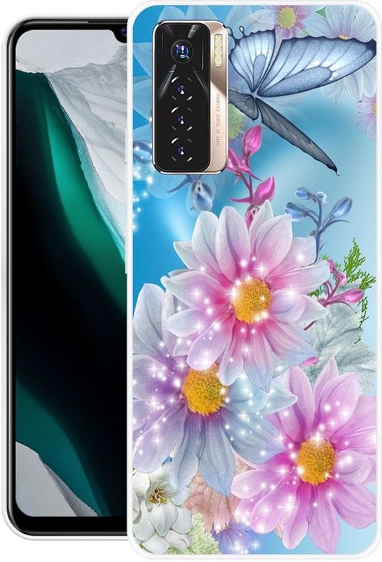 SHIVKUDI Back Cover for Tecno Camon 17 Pro  (Multicolor, Grip Case, Silicon)