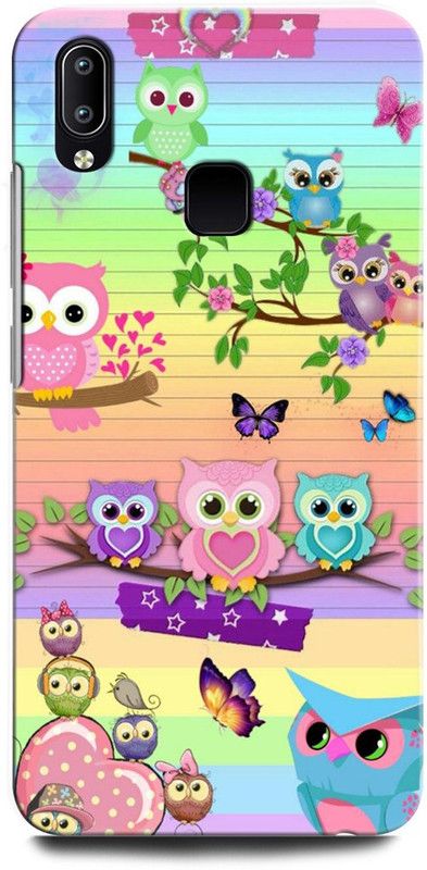 ORBIQE Back Cover for ViVO V9 Pro 1851 OWL, TRIPPY, WORLD, EYE, USA, ILLUMINATI, OWL KINGDOM  (Multicolor, Hard Case, Pack of: 1)