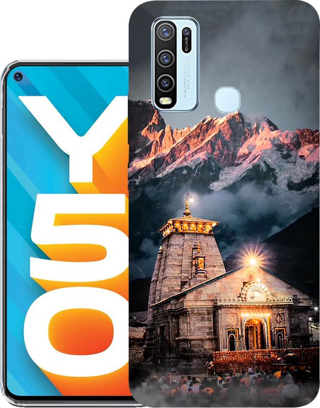 TENTY Back Cover for Vivo Y30 back cover | Vivo 1938 back cover | 1938 | Design_35  (Multicolor, Flexible, Silicon)
