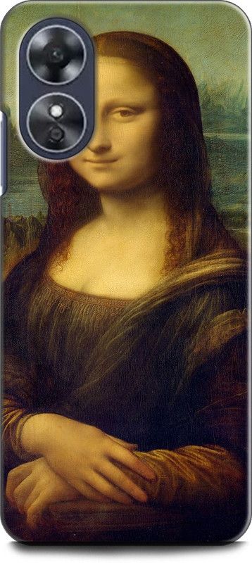 WallCraft Back Cover for OPPO A17, CPH2477 MONA LISA, LEONARDO DA VINCI, PAINTING, PORTRAIT  (Multicolor, Dual Protection, Pack of: 1)
