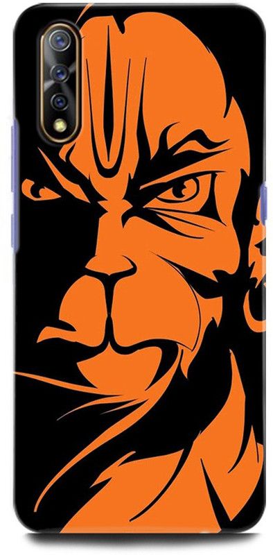 ORBIQE Back Cover for Vivo S1 1907 HANUMAN JI , LORD HANUMAN, GOD, BAJRANGBALI  (Multicolor, Hard Case, Pack of: 1)