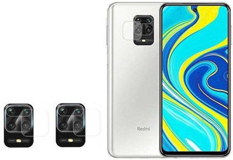 HI2U Back Camera Lens Glass Protector for REDMI NOTE 9 PRO  (Pack of: 2)