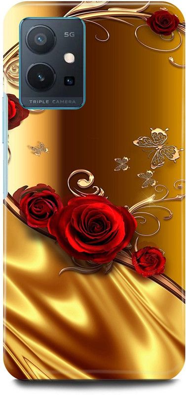JUGGA Back Cover for OPPO K10, CPH2373, GOLDEN, ROSE, DREAM, RED, GOLD, ROSE  (Gold, Hard Case, Pack of: 1)