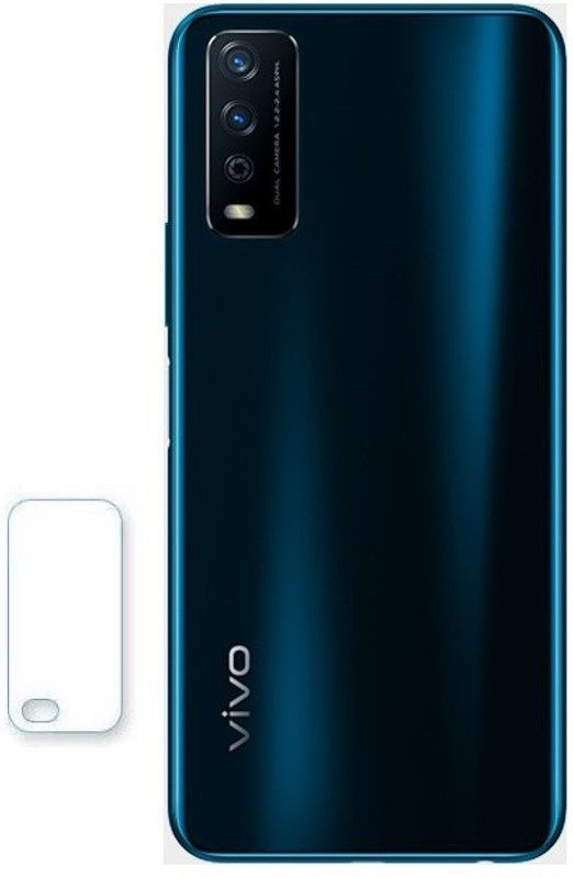 KJF Back Camera Lens Glass Protector for VIVO Y12S  (Pack of: 1)