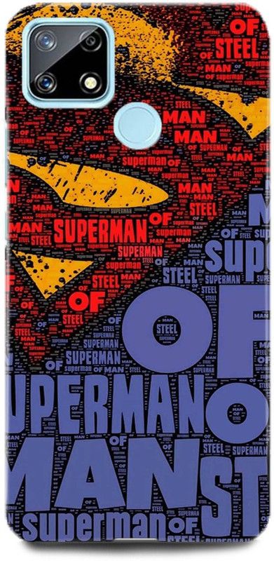 Dimora Back Cover for Realme Narzo 20, Superman,Superman,Superman,Logo,Superman,Sign,Superhero,  (Multicolor, Hard Case, Pack of: 1)