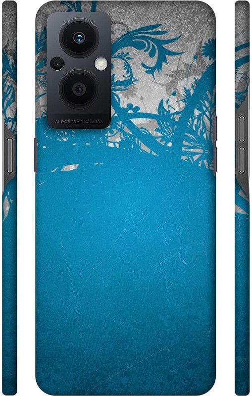 Casotec Back Cover for Oppo F21 Pro 5G  (Blue, Grey, Pack of: 1)
