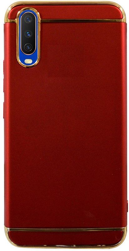 COVERBLACK Back Cover for Model Samsung A50s / Galaxy A50  (Red, Dual Protection, Pack of: 1)