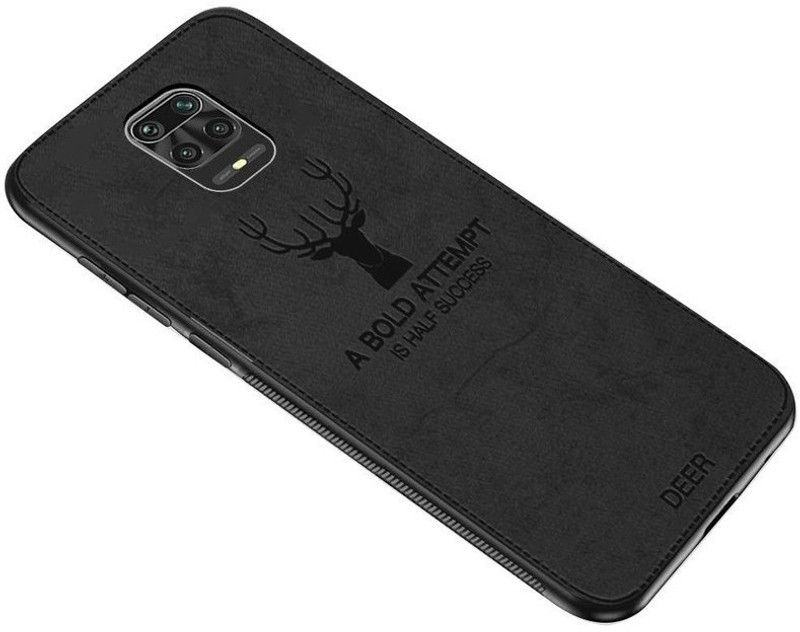 Rakulo Back Cover for Redmi Note 9 Pro  (Black, Dual Protection, Pack of: 1)