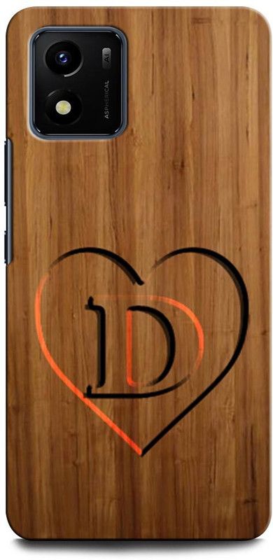 ORBIQE Back Cover for Vivo Y15s D, D LETTER, D DESIGN, D ALPHABET, D NAME  (Multicolor, Hard Case, Pack of: 1)